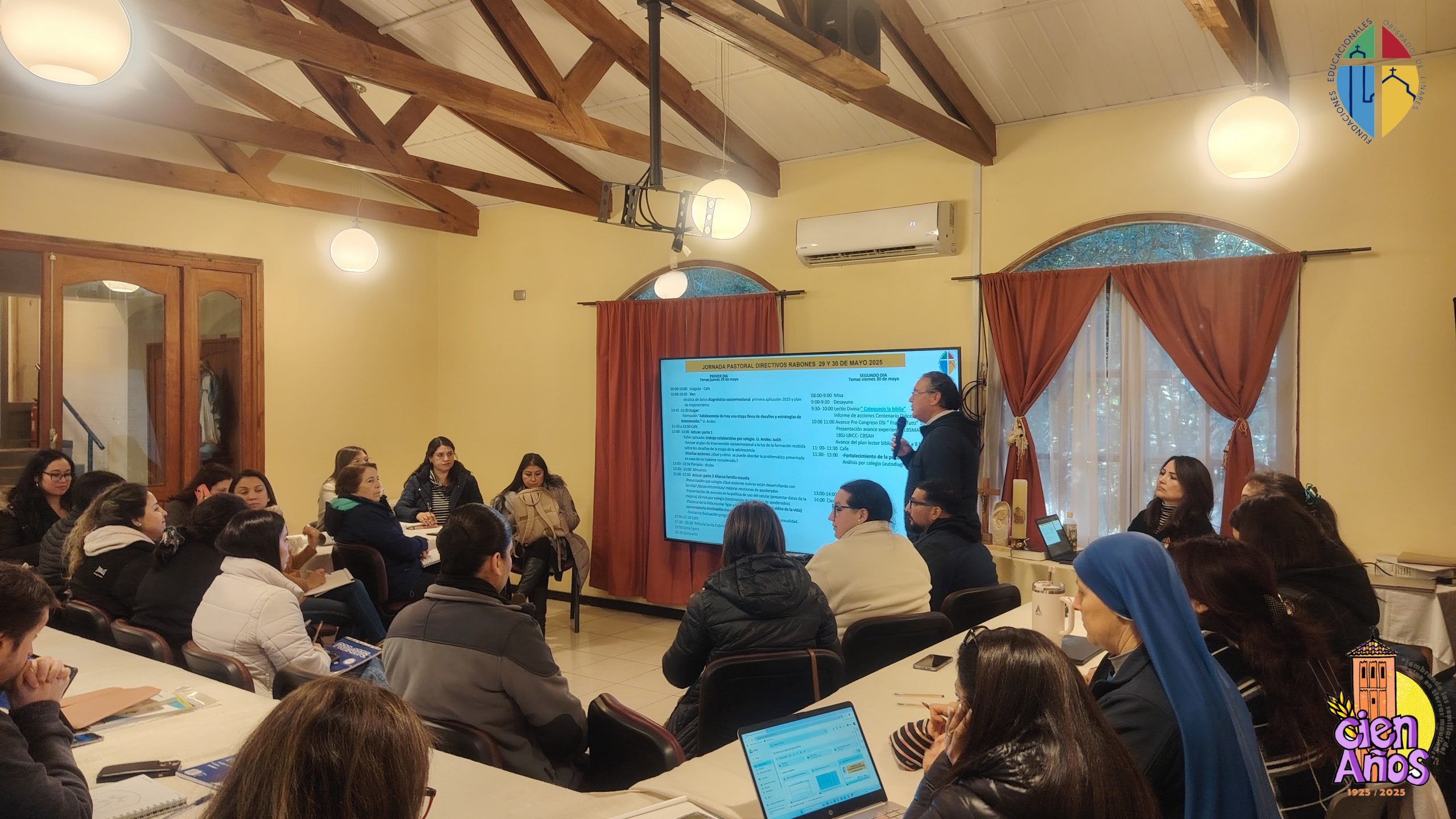 Protegido: Equipos Directivos de la Red de Fundaciones Educacionales del Obispado de Linares se reúnen en Jornada Pastoral 2025