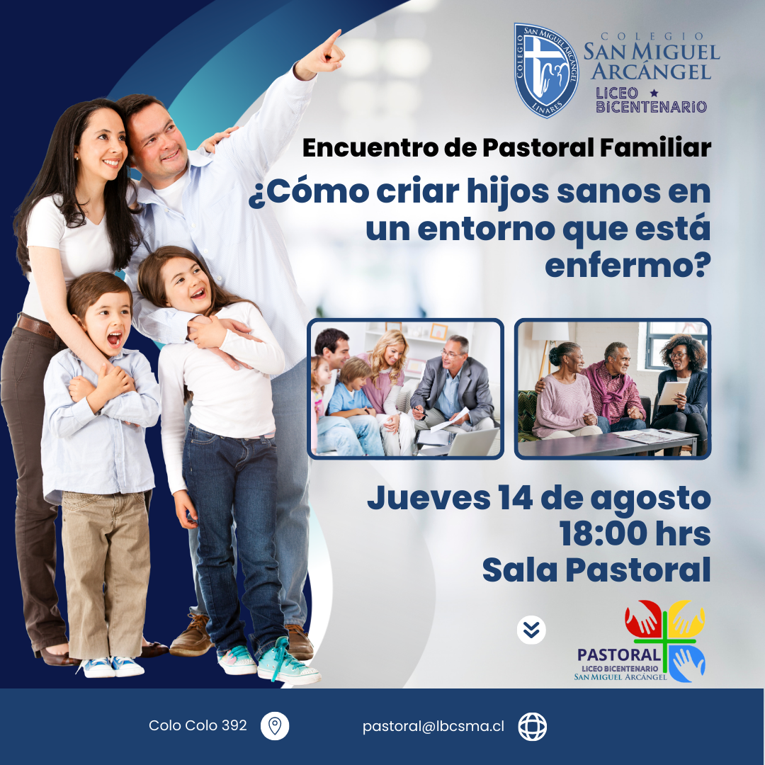 ENCUENTRO PASTORAL FAMILIA y VIDA – Jueves 14 de Agosto