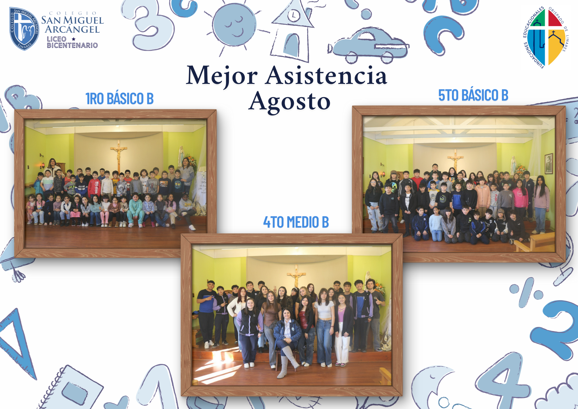 ¡Reconociendo el Compromiso con la Asistencia Escolar! – Agosto